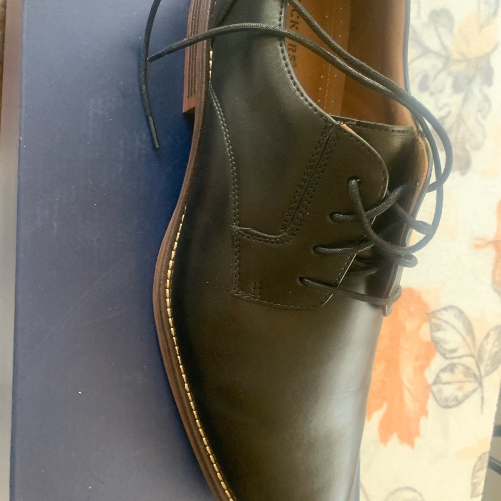 Black Leather Men's Dress Shoes